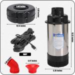 15000 GPH Pond Fountain Aerator for Gardens