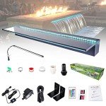 36" Multi-Color LED Pond Fountain Kit