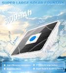 Solar Floating Fountain with Light Show for Pools