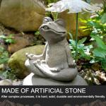 Resin Frog Pond Spitter Water Fountain Attachment