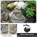 Resin Frog Pond Spitter Water Fountain Attachment