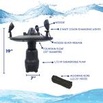 1/2 HP Aerating Pond Fountain with LED Lights