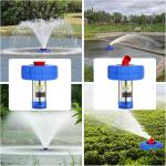 15000 GPH Automatic Floating Pond Fountain