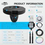 RGB Floating Pond Fountain Aerator with Timer