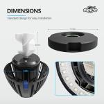 RGB Floating Pond Fountain Aerator with Timer