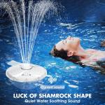 Large Solar Fountain with Light Show