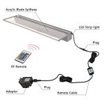 36'' APP Control RGB LED Waterfall Fountain