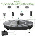 1.4W Solar Fountain Pump for Bird Baths & Ponds