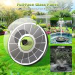 3.5W Solar Floating Fountain for Bird Bath