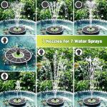 3.5W Solar Floating Fountain for Bird Bath