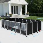 750-Gallon Above Ground Canvas Koi Pond Tank