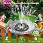 3.5W Solar Floating Fountain for Bird Bath