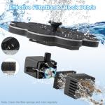 Upgraded Solar Water Fountain with LED Lights