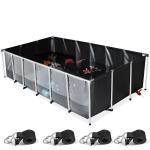 750-Gallon Above Ground Canvas Koi Pond Tank