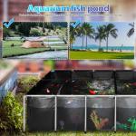 750-Gallon Above Ground Canvas Koi Pond Tank