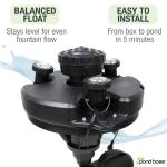 Pond Boss Floating Fountain with Lights, 50' Cord