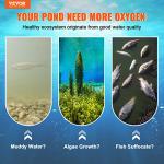 VEVOR 3/4 HP Pond Aerator Kit for 3 Acres