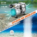 VEVOR 3/4 HP Pond Aerator Kit for 3 Acres