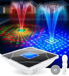 Solar Floating Fountain with Light Show