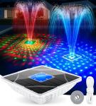 Solar Floating Fountain with Light Show