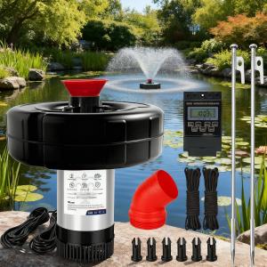 1 HP Pond Fountain Aerator, 15,000 GPM