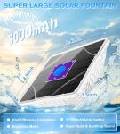 Solar Floating Pool Fountain with Light Show