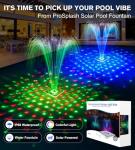 Solar Floating Pool Fountain with Light Show