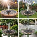 Solar Floating Fountain Pump for Garden Ponds