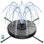 Yzert Solar Fountain with Adjustable Height & Nozzles