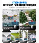 750W RGB LED Pond Fountain with Light Show