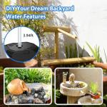 Solar Fountain Pump with Battery and Nozzles