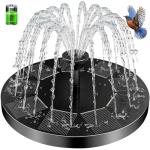 Solar Bird Bath Fountain Pump with 6 Nozzles