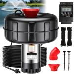 1HP Floating Pond Fountain Aerator with Timer