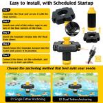 1HP Floating Pond Fountain Aerator | 15,000 GPH