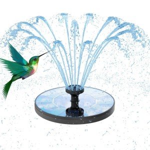 Upgraded Solar Floating Fountain with 6 Nozzles