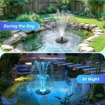 LED Floating Pond Fountain with 40W Pump
