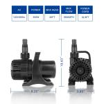 Large 5600 GPH Pond Waterfall & Fish Fountain