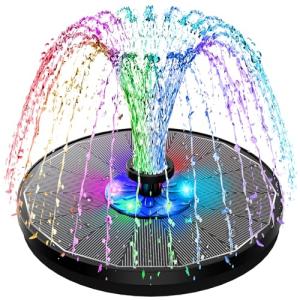 3.5W Solar Floating Fountain with RGB Lights