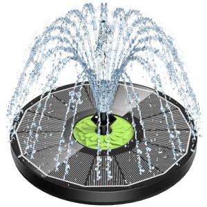 Solar Floating Fountain for Bird Bath and Pond