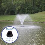 1 HP Aerating Pond Fountain with LED Lights