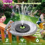 Solar Floating Fountain for Bird Bath and Pond