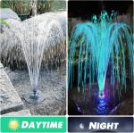 Colorful LED Floating Pond Fountain
