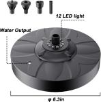 Colorful LED Floating Pond Fountain