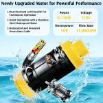 1HP Floating Pond Fountain Aerator Pump 15000 GPH