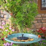 Upgraded Solar Floating Fountain with 6 Nozzles