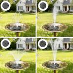 Solar Powered Bird Bath Fountain Pump - 1W