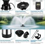 750W High Power Pond Aerator Fountain System