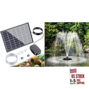 8W Solar Pond Aerator with 660GPH Floating Fountain