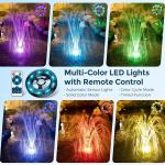 LED Floating Fountain and Aerator Kit