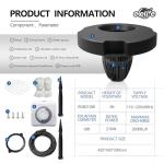 20000 GPH Floating Aerator with Timer for Ponds